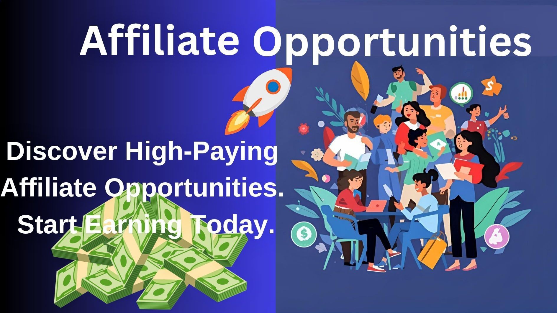 Affiliate Marketing Center Banner for Opportunities